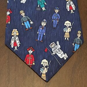 Vintage Ballyhoo Future Leaders Red 100% Silk Men’s Neck Tie Made In USA